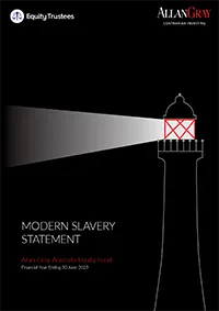 Allan Gray Australia Equity Fund Modern Slavery Statement